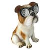 Design Toscano Bright Eyes Solar Bulldog Garden Statue QL58747